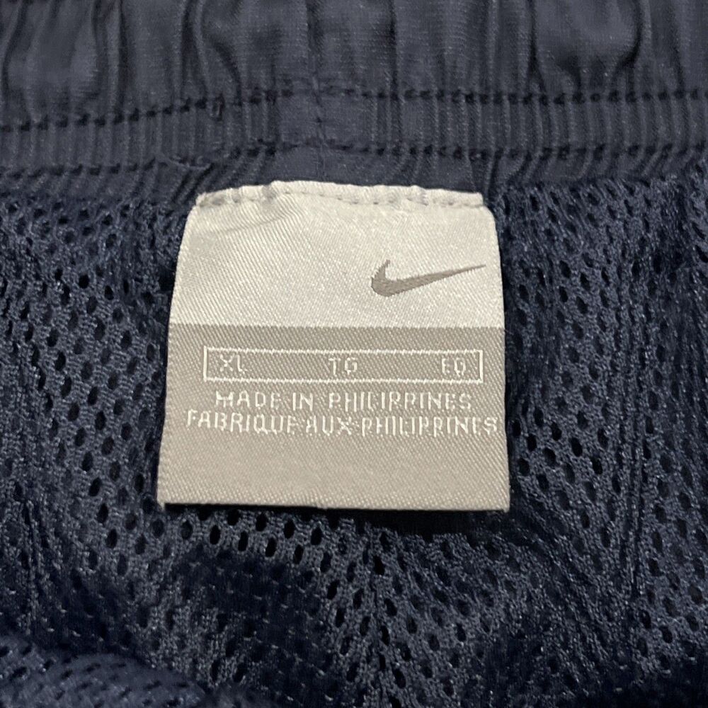 Vintage Y2K Nike Gray Tag Blue White Stripe Wide Leg Warm-Ups Track Pants Men XL - Picture 5 of 10